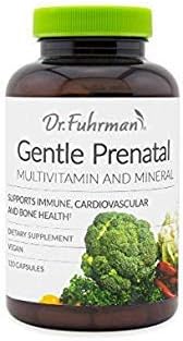 Dr Fuhrman Prenatal Vitamins For Women | Doctor-Formulated Prenatal Vitamins | Natural Folate, B12, Choline & Iodine for Pregnancy Support, Brain & Immune Health | No Synthetic Folic Acid | 120 Cap