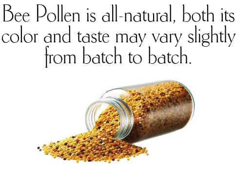 Raw Bee Pollen Granules – 100% Pure Superfood | Rich in Vitamins, Antioxidants, & Amino Acids | Natural Energy Boost | Keto & Paleo Friendly, Gluten-Free – 3.5oz (3.5 ounces Pak of 1)