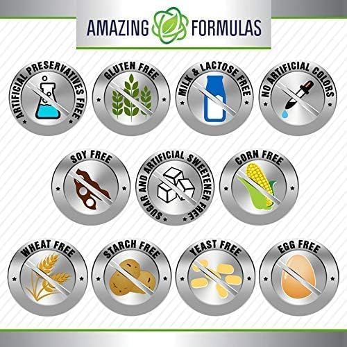 Amazing Formulas Calcium Citrate Supplement | 1000 Mg | Tablets | Non-GMO | Gluten Free | Made in USA (3 Pack, 240 Count)