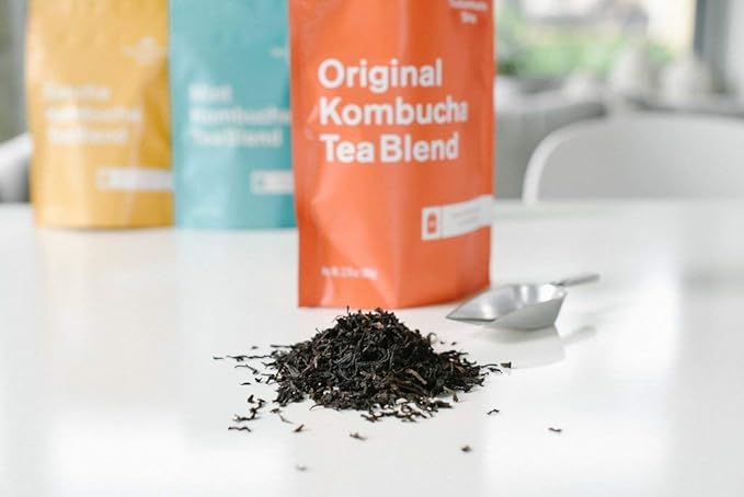 The Kombucha Shop - Original - Organic Black & Oolong Loose Leaf Tea Blend - Makes 10 Gallons of Kombucha Tea