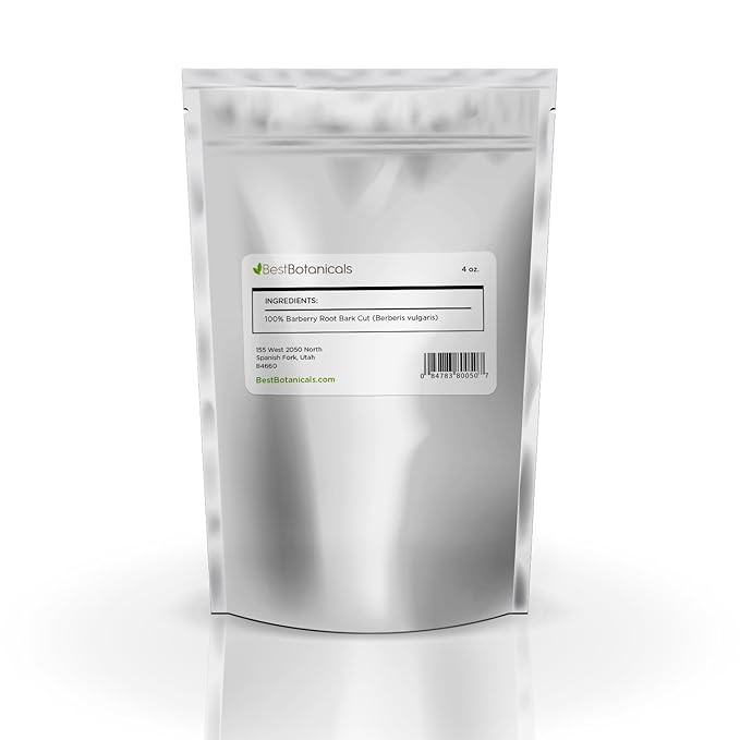 Best Botanicals Barberry Root Bark Cut 4 oz.
