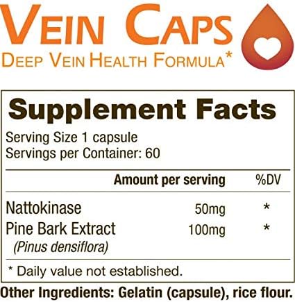 Aging Support Supplement Package with Stem-Kine, Infla-Kine & Vein Caps, to Support Healthy Aging, Cellular Health, Vein Health, and Healthy Joints, 60 Capsules Each