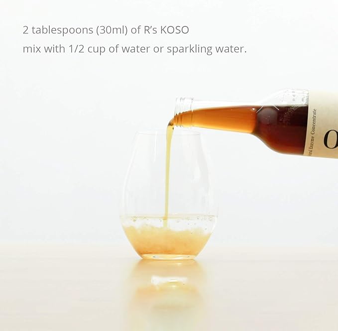 3-Day Cleanse by R's KOSO - Japanese Enzyme Drink Rich in Probiotics and Prebiotic, Made from 100+ Vegetables ? Fruits - Natural Support for Better Digestion & Gut Health + Detox + Cleanse - 16oz