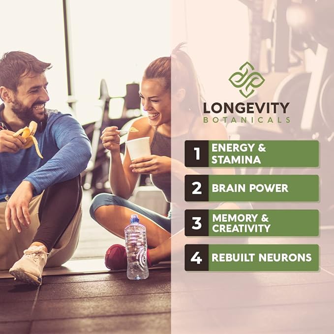 Longevity Botanicals Super Six Organic Mushroom Blend Capsules (90) | Reishi, Lion’s Mane, Chaga, Cordyceps, Tremella, Turkey Tail | Concentrated 10:1 Extract | 100% Fruiting Bodies | Mushroom Complex