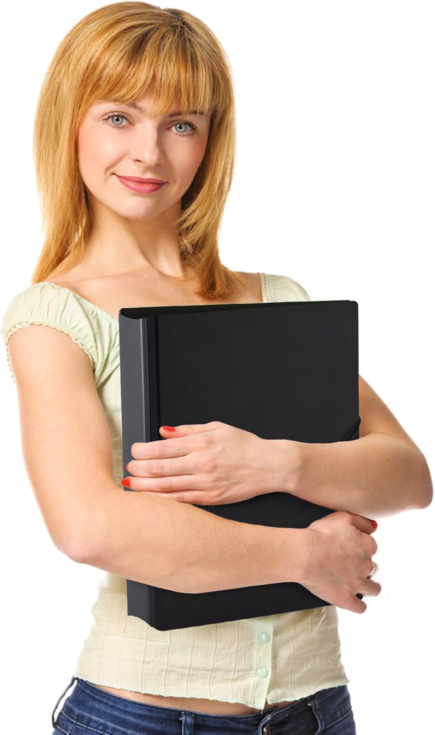 Enamel Pin Display Binder - Large Collection Storage Organizer Book with 8 Flip-Pages, 4 Ring Pin Display Folder for Brooch Buttons and Lapel Collectors. Black