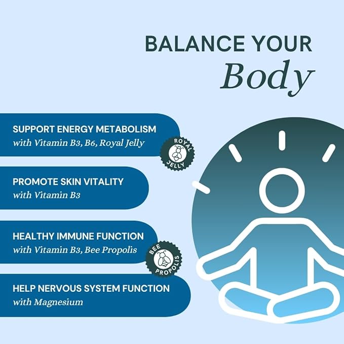 Dr Sosnowski's Hormone Balance Support Dual Body + Mind Cycle Support with Propolis, Vegetable Capsules, 60ct