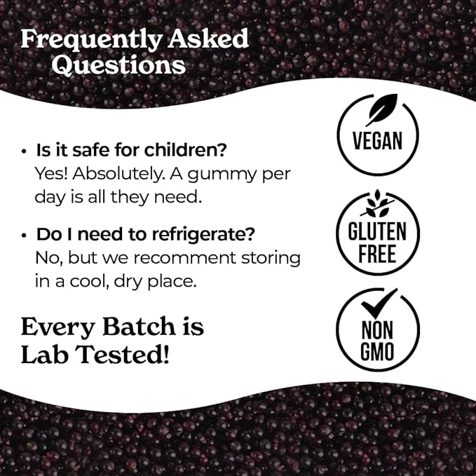 Norm's Farms Organic Elderberry Gummies - Daily Immune Support for Adults & Kids with Zinc, DE111 Probiotic, Vitamin C - Made in USA, 3rd Party Tested - Vegan, Gluten-Free, Kosher, Non-GMO, 60 Gummies