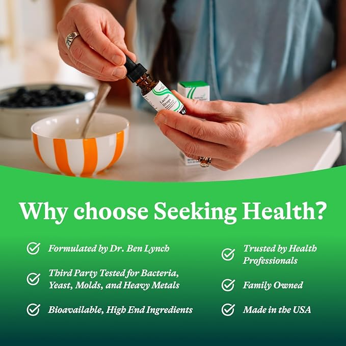 Seeking Health Lactase Drops, Supports Lactose and Dairy Digestion, for Lactose-Intolerant, Lactase Enzyme in Sweet Natural Glycerin Base to Make Lactose-Free Milk, 52 Servings (0.50 fl. Ounce)