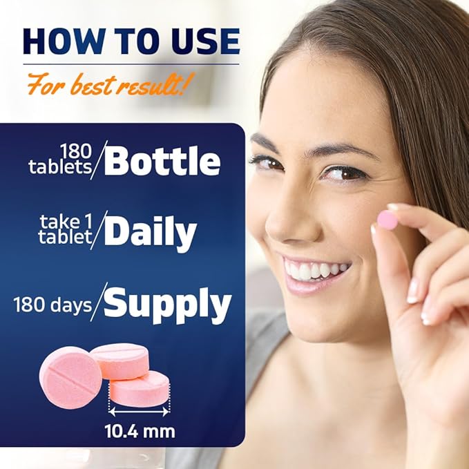Vitamatic Folic Acid, Vitamin B12 & B6 – 180 Fast Dissolve Tablets Heart Health, Energy Production & Red Blood Cell Support