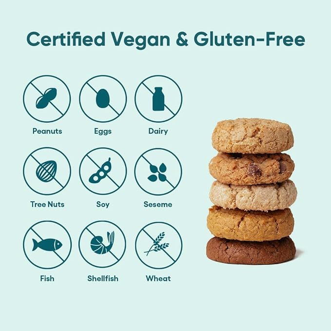 Gluten Free Partake Soft Vegan Cookies – 4 Box Variety Pack | Vegan | Dairy Free, Nut Free, Egg Free, Wheat Free, Soy Free, Safe School Snack