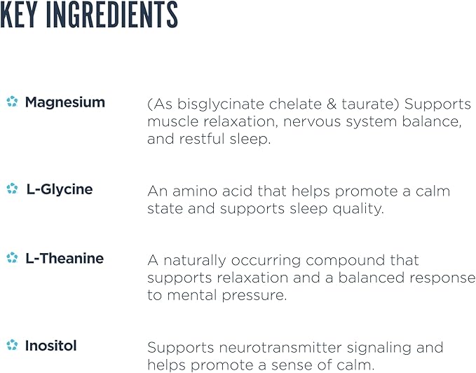 Revive MD Sleep Support Supplement for Adults, Dark Chocolate - Sleep Supplements with Magnesium (Glycinate), Inositol, Glycine & L-Theanine - Promotes Relaxation & Sleep Health
