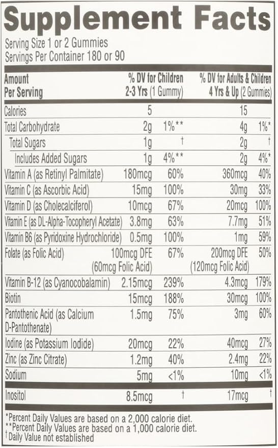 365 by Whole Foods Market, Children's Gummy Multivitamin 180 Count, 180 Count