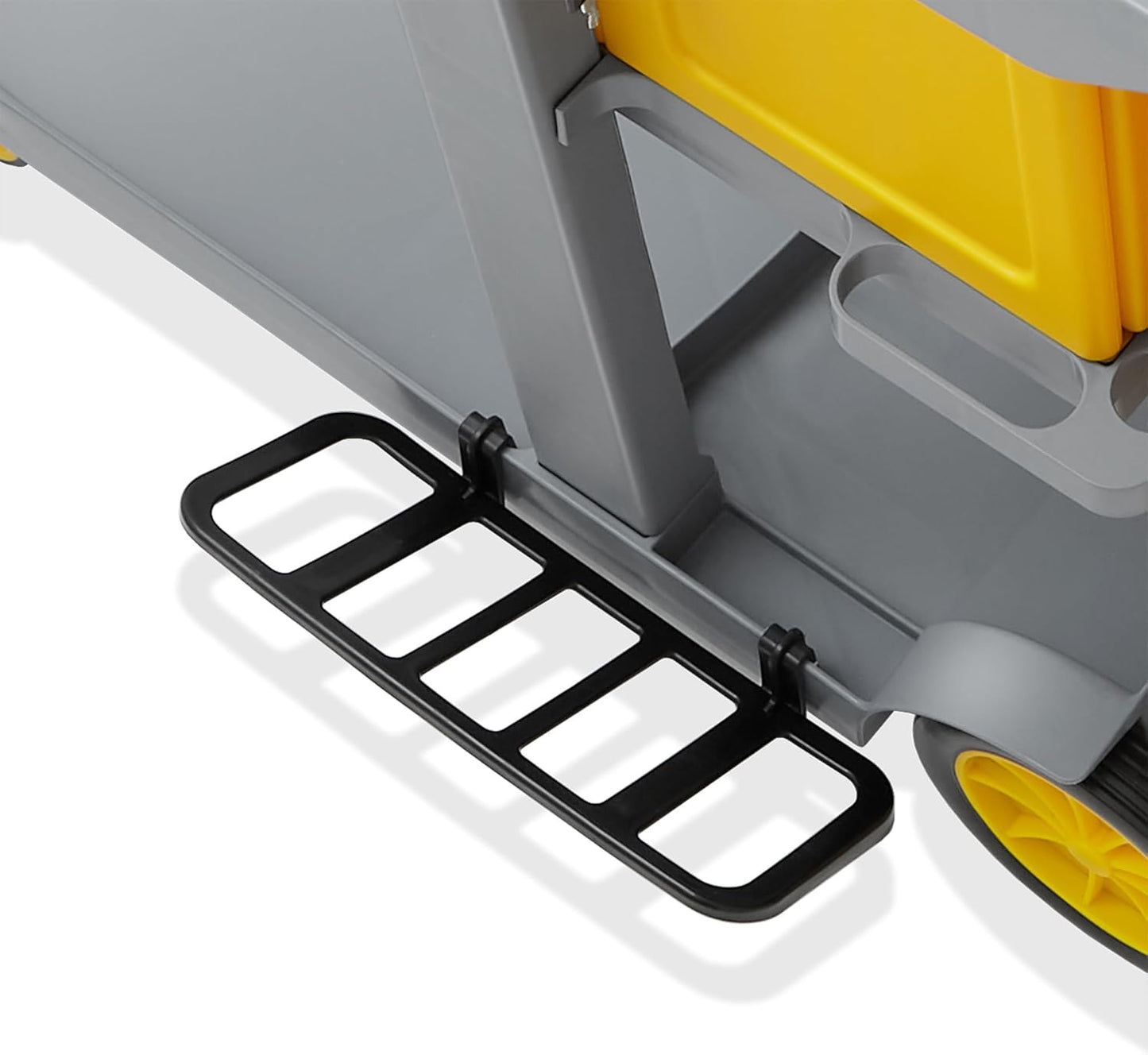 Dryser Commercial Janitorial Cleaning Cart on Wheels - Housekeeping Caddy with Key-Locking Cabinet