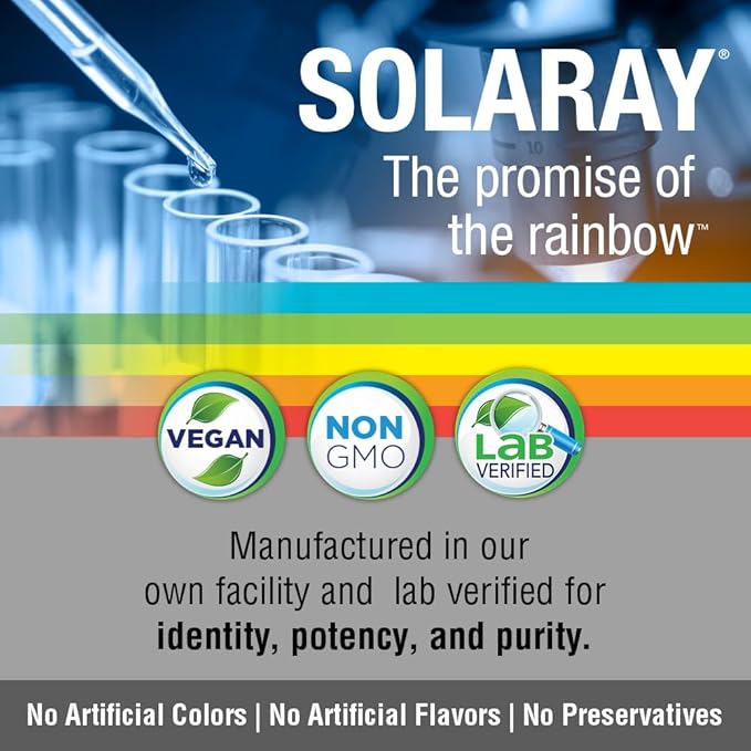 SOLARAY St. John's Wort Aerial 450mg | Herbal Support for Mood, Brain Health & Healthy Sleep | 100% Vegan, Non-GMO | 100ct