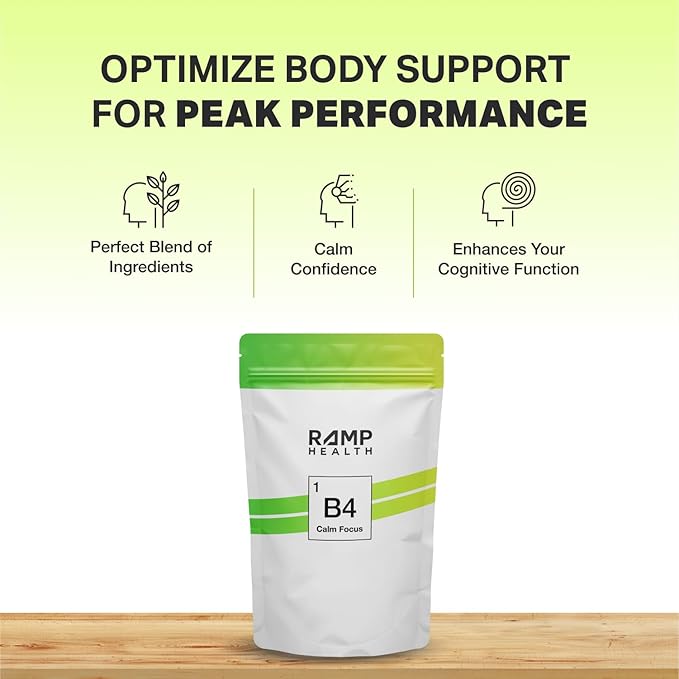 B4 - Supplement - Available in 6 Flavors - L-Theanine, Lemon Balm Extract, and More - 10 Count (10 Packets, Citrus Smooth)
