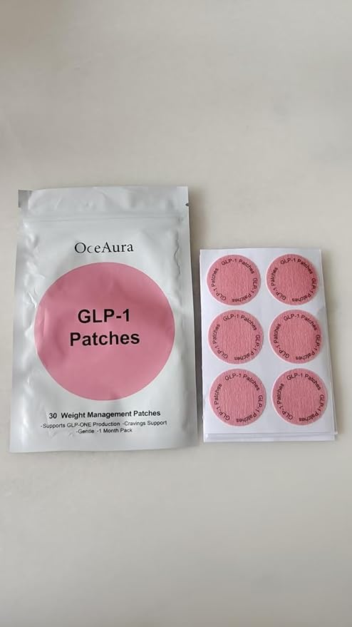 GLP-1 Patches Natural Botanical Ingredients, Easy to Use, Gentle Formula Suitable for All Skin Types - Men and Women(2 Packs, 60 Count)
