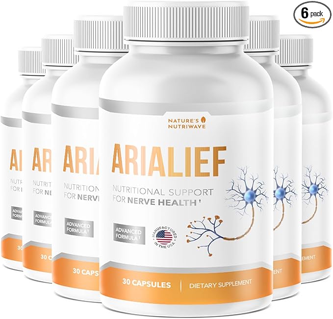 Arialief – Natural Supplement for Overall Wellness and Comfort – Made in USA, Non-GMO, Easy to Take, 30 Capsules, 6 Month Supply