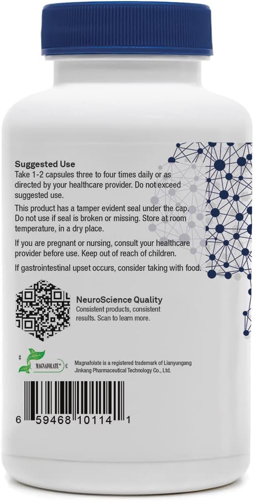 NeuroScience Calm Aid + Immune Support Supplement - Calm G - Alpha Lipoic Acid, L Cysteine, L Theanine & More - Encourage Calm Sleep & Fight Fatigue with Daily Glutamate Management (90 Capsules)