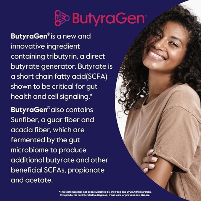 BESTVITE ButyraBoost 300mg Tributyrin Complex (60 Vegetarian Capsules) - No Stearates - Vegan - Non GMO - Gluten Free - Butyrate Gut Health Supplement