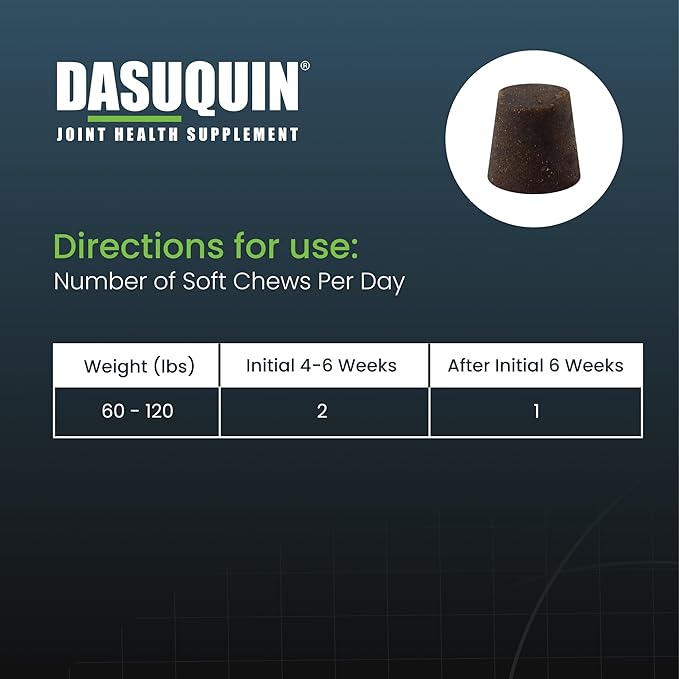 Nutramax Laboratories Dasuquin with MSM Soft Chews Large Dog 84 Count, brown