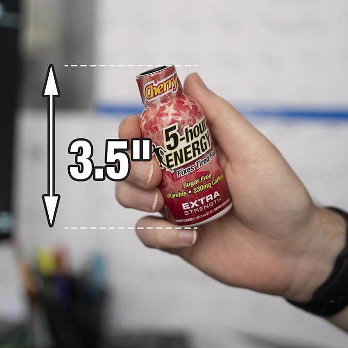 5-Hour Energy Extra Strength Shots Cherry Flavor, 30 Count (1.93 fl oz)