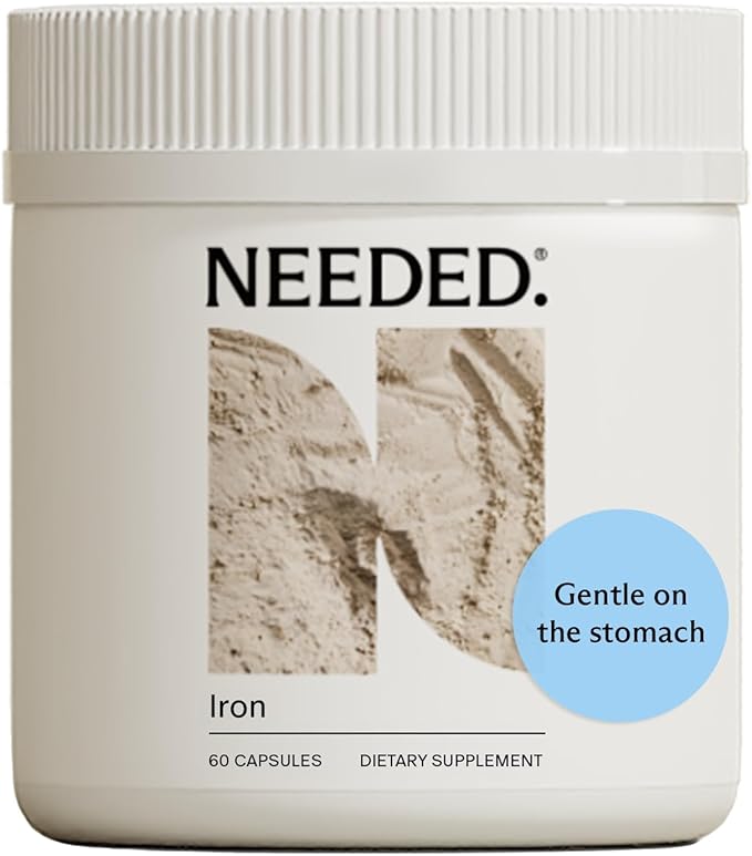 Needed. Prenatal Iron Supplement - Pregnancy, Breastfeeding, Postpartum - Aids Energy, Birth Weight & Baby's Neural Development - Non-Constipating & Gentle on Stomach - Flexible Dosing for Pregnancy