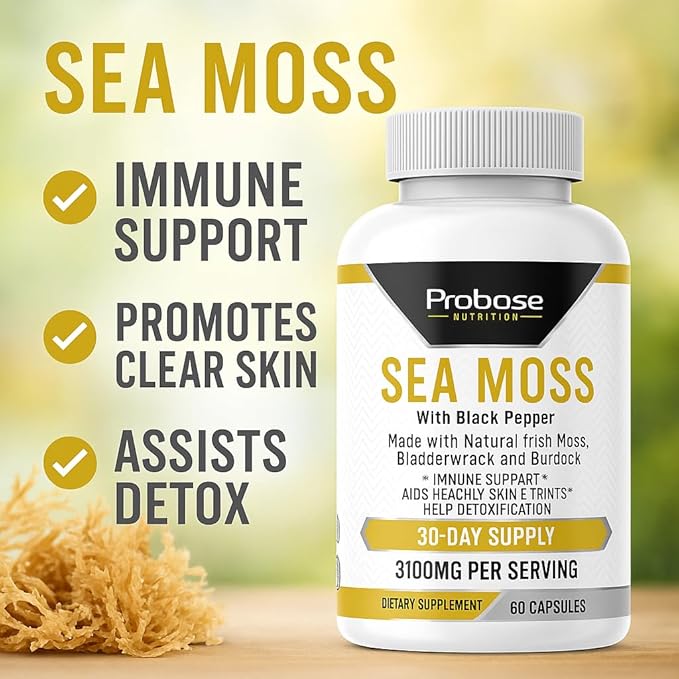 Sea Moss 60 Capsules 30-Day Supply