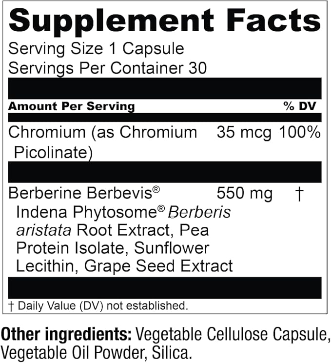 Live Conscious Berberine Phytosome - Advanced & Bioavailable Berberine Formula, Optimal Energy, Metabolic Health & Weight Management - 30 Servings