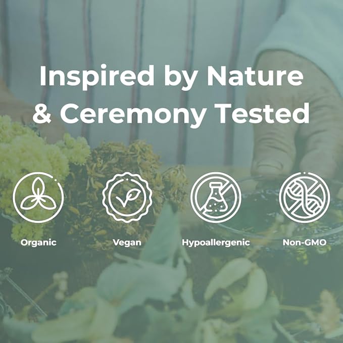 Setas Harmony Ceremony Quality Botanical Supplement Organic Reishi & Lion’s Mane, Ashwagandha, Linden Tree & L-theanine to Support Mood, Stress Management, & Calm, Vegan & Non-GMO, 60-Day Supply