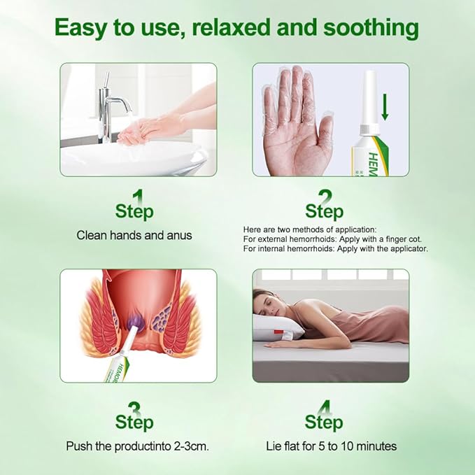 Hemorrhoids and Fissure Relief Cream,Hemorrhoid Ointment for Hemorrhoid Treatment Fast Acting Relief of Pain, Swelling