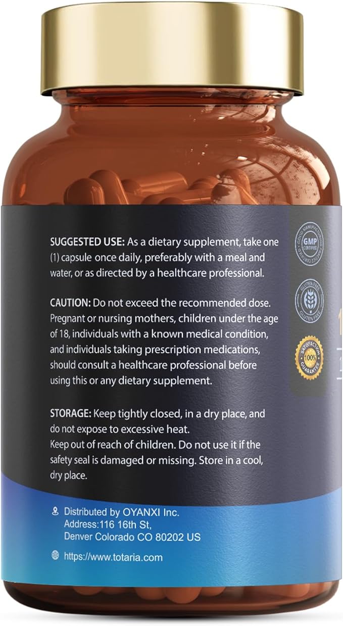 Magnesium Complex 700mg 12 in 1 Magnesium Supplement with Glycinate Citrate Malate Oxide Taurate Aspartate Orotate Magnesium Relaxation,Muscle,Heart Support, Vegan 120 Capsules