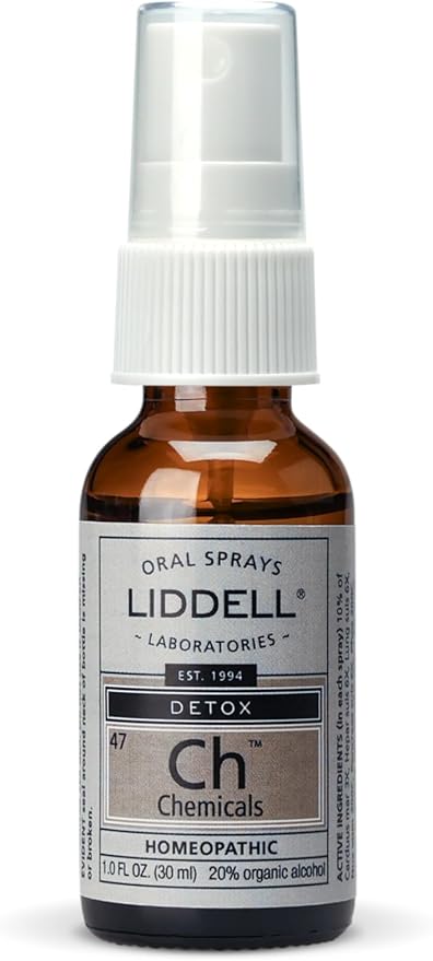 Liddell Homeopathic Chemical Detox Spray, 1 Fluid Ounce