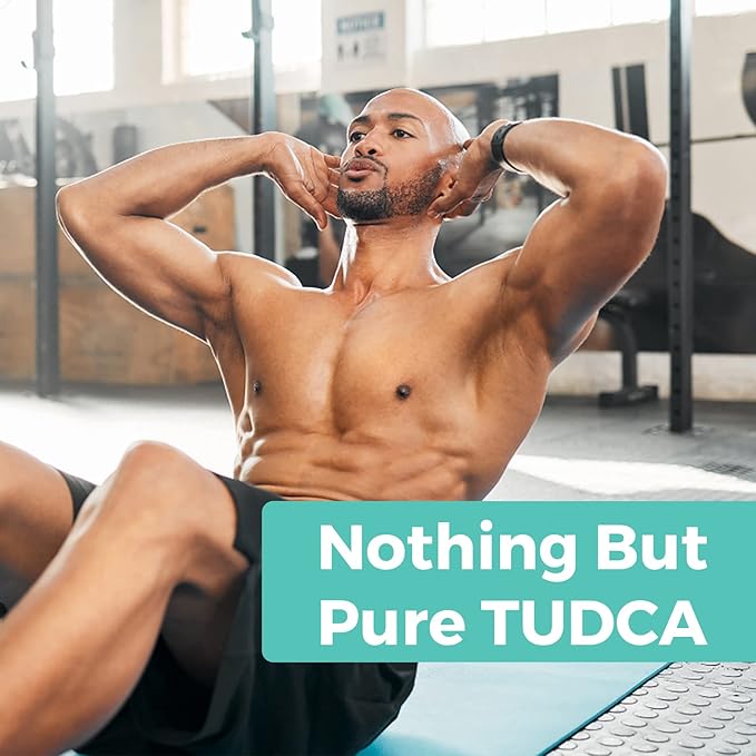 TUDCA Bile Salts Supplement 1000mg - 120 Veggie Capsules,Liver Support Supplement for Detox Cleanse,Gelatin Free