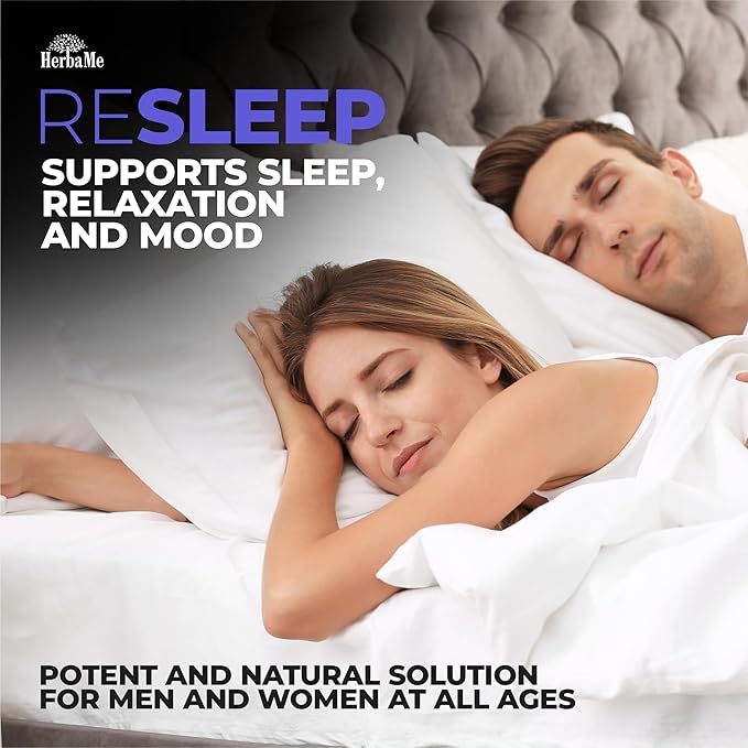 Sleep Aid Support Supplement - Melatonin Free Formula with Magnesium, Valerian, Chamomile, Apigenin, Helps Restful Sleep and Relaxation, No Grogginess Sleeping Pills