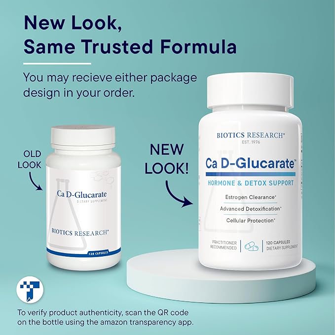 Biotics Research Ca D Glucarate Liver Detoxification, Eliminates Toxins, Strong Bones, Hormonal Health, Heart Health, Healthy Body Composition, Raw Organic Vegetable Culture 120 Count