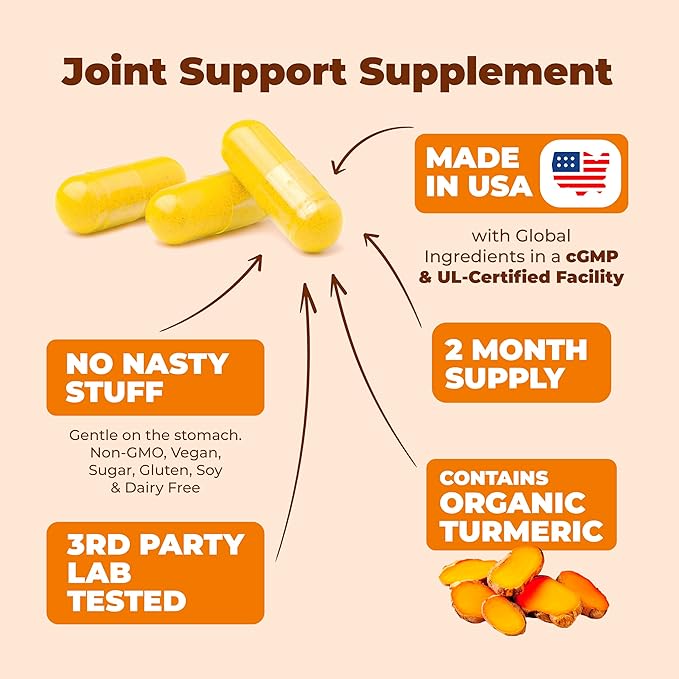 Quercetin with Bromelain Turmeric Curcumin Supplement – Allergy Relief, Joint & Immune Support – Organic Turmeric Supplement with Black Pepper (Bioperine) – Quercetin 500mg Capsules 2 Pack