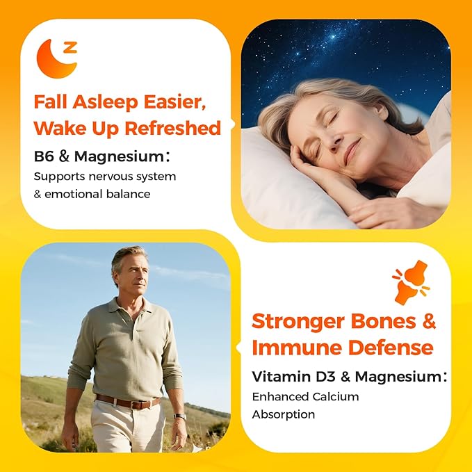 Magnesium Supplement Softgels, Easy Absorption Magnesium Glycinate 400mg with Vitamin B6,D3, High Bioavailability Magnesium for Sleep & Calm Support, Nervous, Muscle & Bone Health,180count