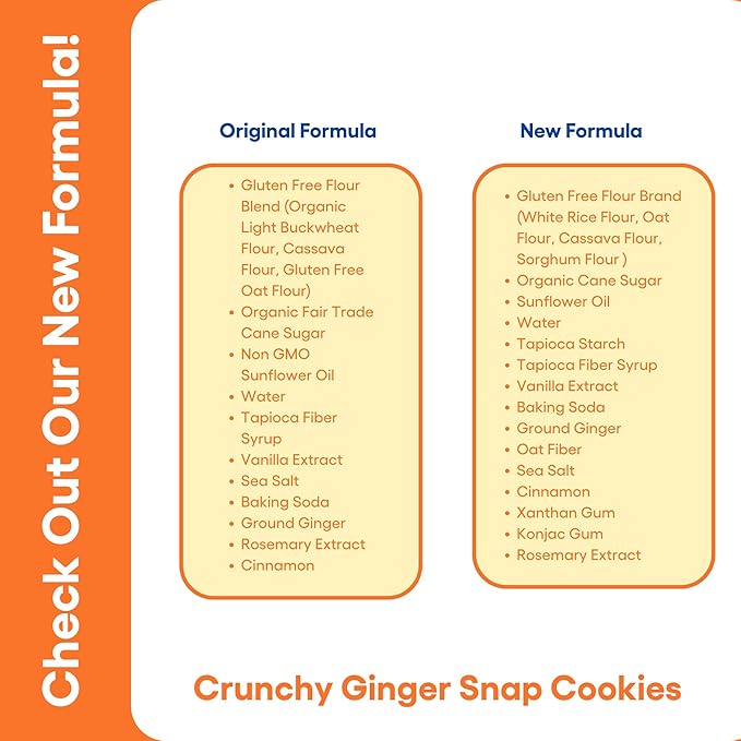 Partake Gluten Free Ginger Snap Crunchy Cookies - Vegan - Free From the Top 9 Allergens Including Dairy, Wheat, Soy, Eggs, & Peanuts - Non GMO - Safe School & Office Snack (6 Pack, 5.5oz Boxes)