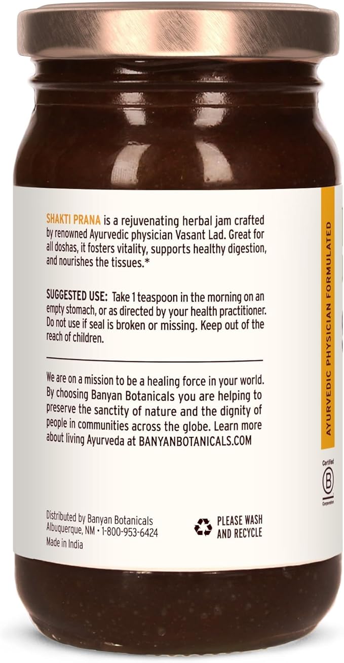 Banyan Botanicals Shakti Prana – Superfood Wellness Blend with Ayurvedic Herbs – Natural Energy Supplement for Vitality and Well-Being* – 7.9 oz – Gluten Free, Non-GMO, Sustainably Sourced