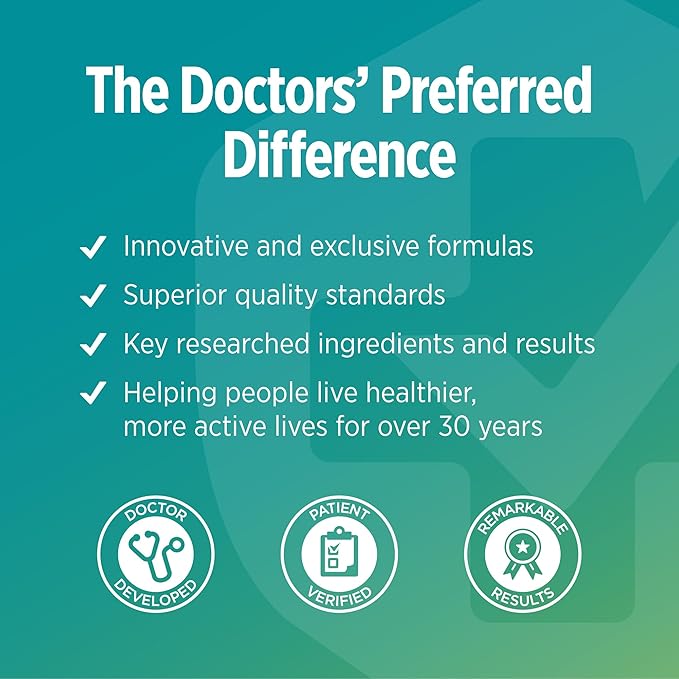 DOCTORS' PREFERRED Berberine Clinical Grade Supplement - Doctor Formulated | 1500 mg per Daily Serving | 180 Count