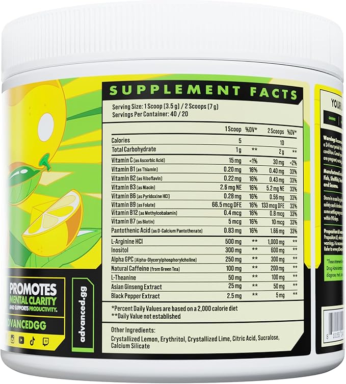 Advanced Focus - Lemon Lime