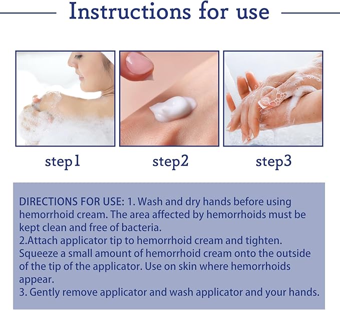 Herbal Hemorrhoid Cream, Professional Hemorrhoid Treatment Cream,Quickly take Effect to Relieve discomfort (2)