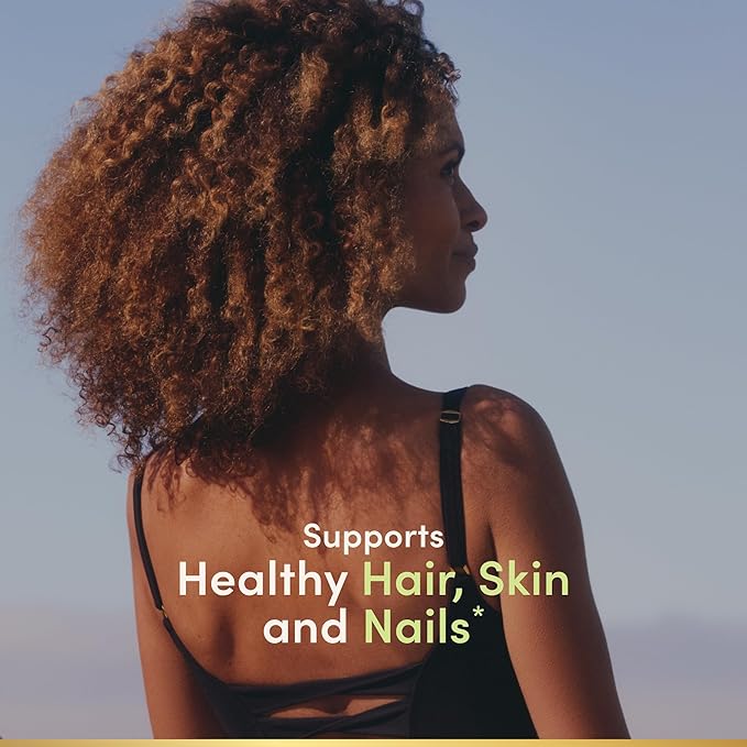 Nature’s Bounty Biotin Supplement, Supports Healthy Hair, Skin & Nails, 5000mcg, 72 Rapid Release Softgels