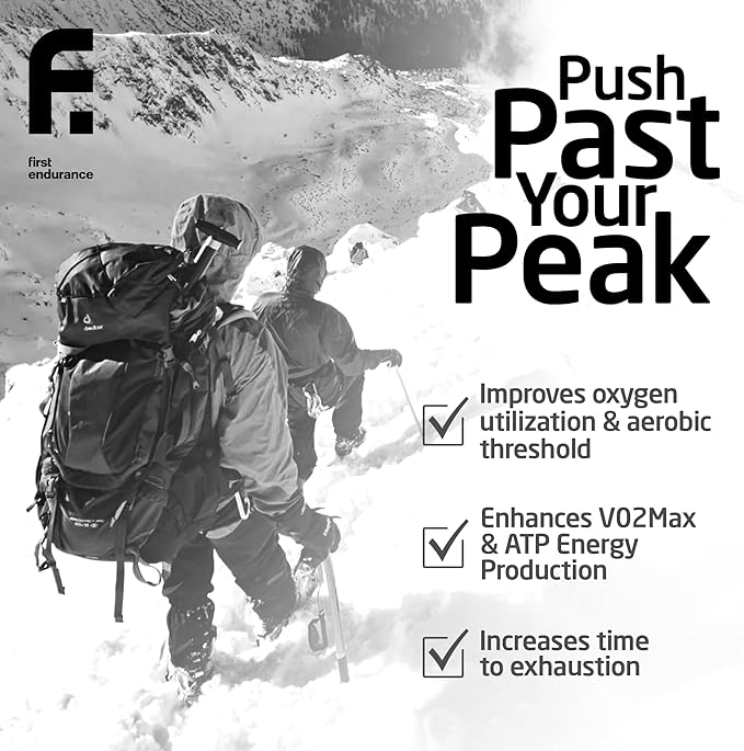FIRST ENDURANCE OptygenHP - Premium Endurance Supplement | Boost Power | Increase Performance and Endurance | Improves Oxygen Utilization| 120 Capsules
