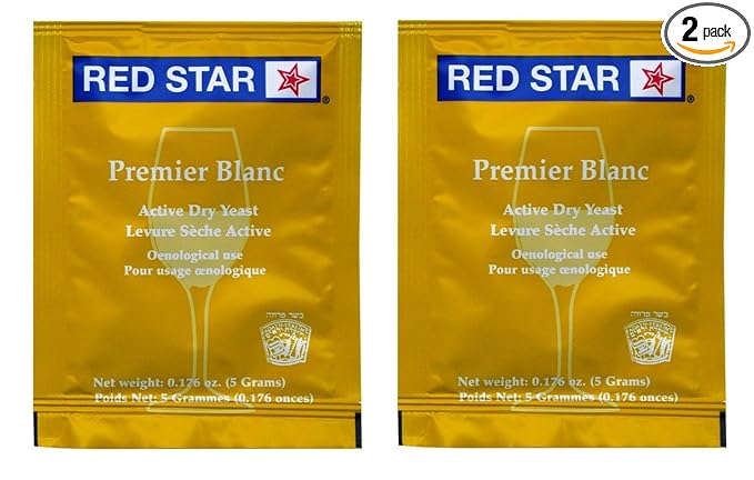Red Star Premier Blanc Champagne Yeast - 2 Pack