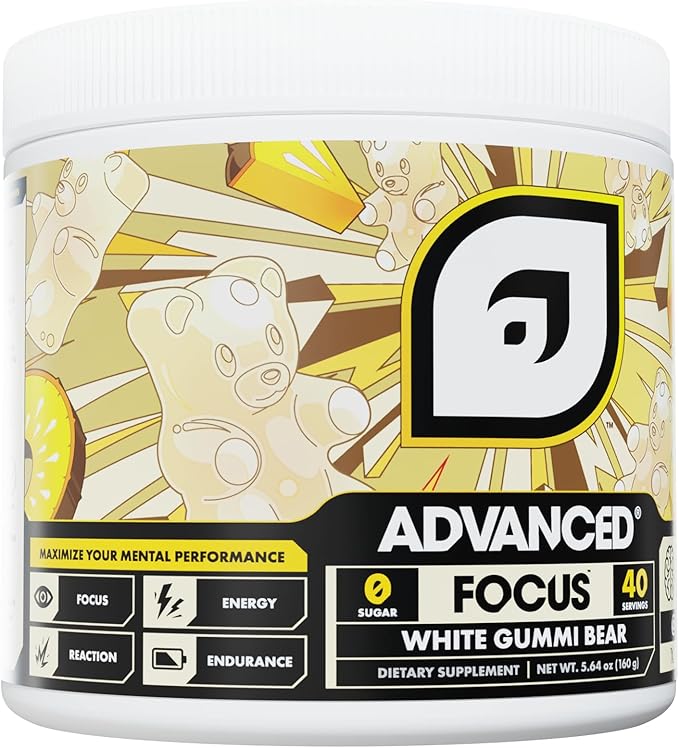 Advanced Focus Powder - White Gummy Bear