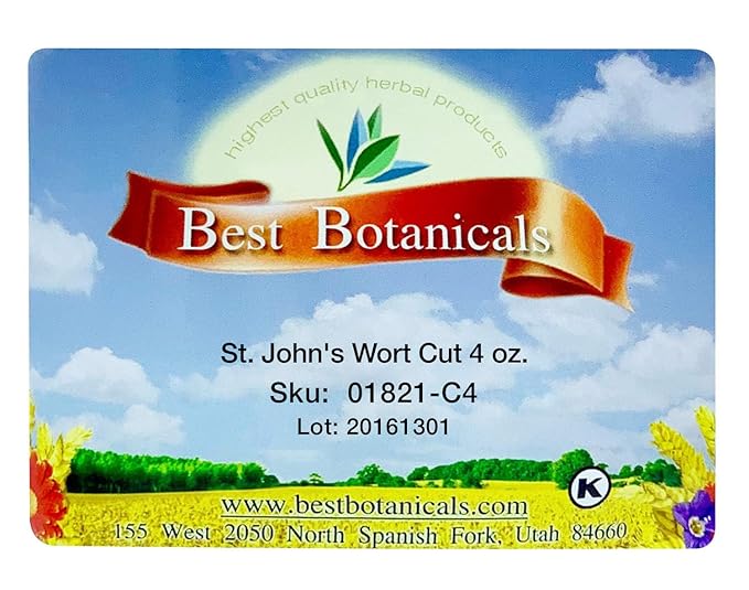 Best Botanicals St. John's Wort Cut 4 oz.