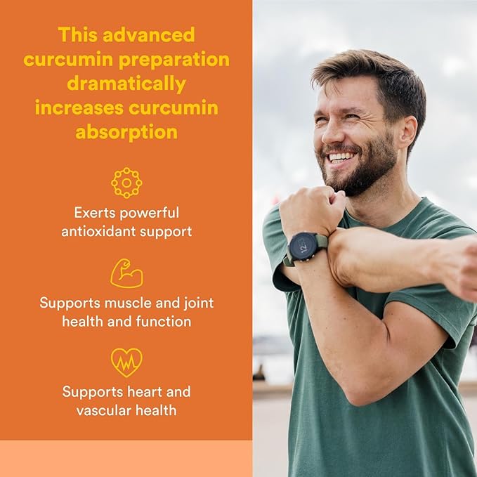 Natural Factors, CurcuminRich Double Strength Theracurmin, 60 mg, Just 1 Capsule Daily, Formulated for Superior Absorption, 60 Count (Pack of 1)