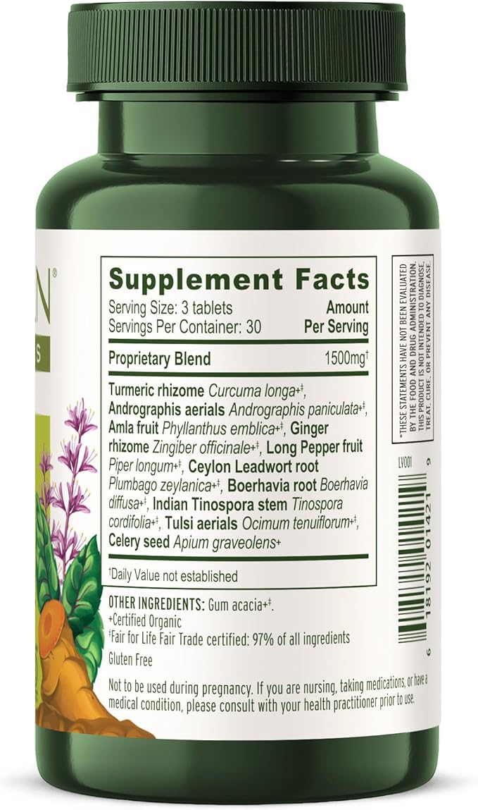 Banyan Botanicals Pollen Protect – Clinically Tested Organic Ayurvedic Supplement – Supports a Healthy Respiratory Response to Seasonal Irritants* – 90 Tablets – Non-GMO Sustainably Sourced Vegan