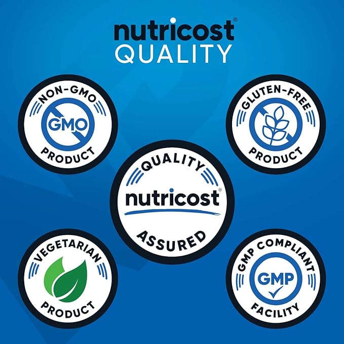 Nutricost BCAA Powder (Strawberry Kiwi, 30 Servings) - Optimal 2:1:1 Ratio